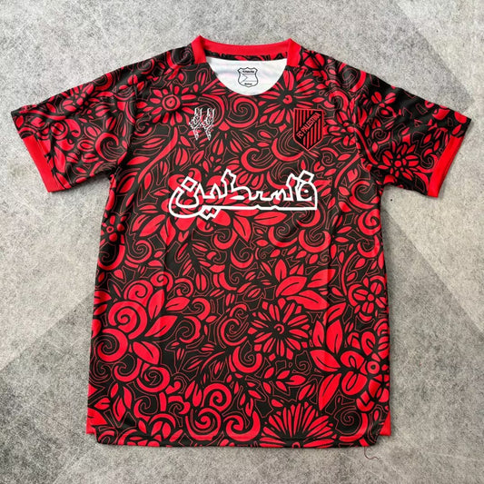 Palestine Red Fans Football Jersey 2025/2026
