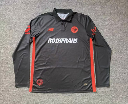 Toluca Long Sleeve Third Away Fans Football Jersey 2025/2026