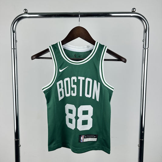 Boston Celtics Green Kids # #88 QUETA NBA Jerseys