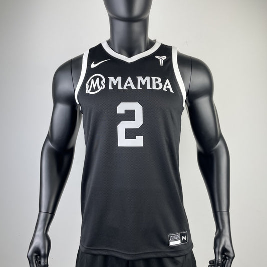 Los Angeles Lakers Commemorative Edition Black #2 GIGI NBA Season Jerseys