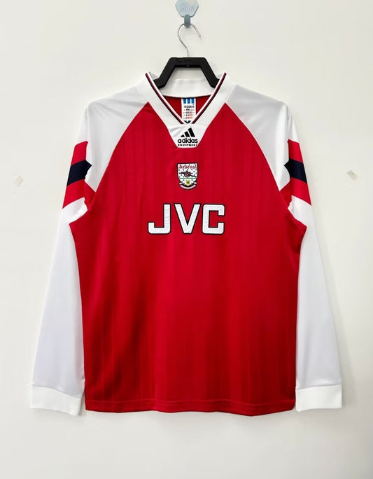 Retro Arsenal Long Sleeve Home Football Jersey 1992/1994