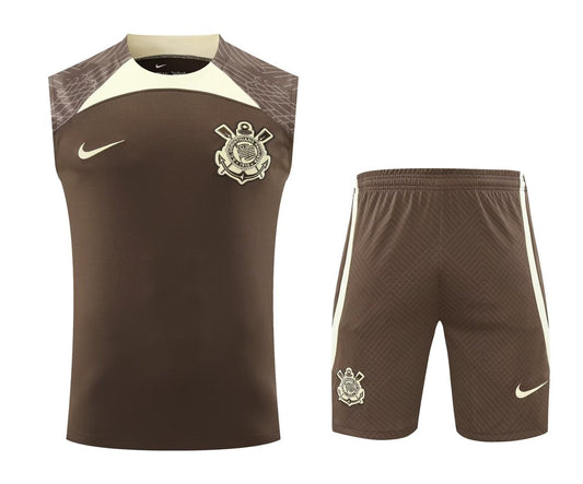 Corinthians Training Clothing Vest Set Football Jersey 2024/2025