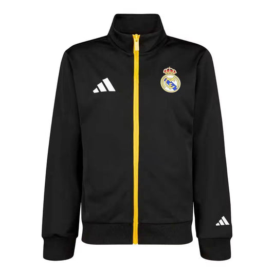 Real Madrid Windbreaker Black Football Jersey 2025/2026