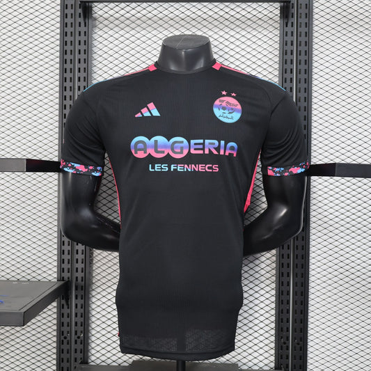 Algeria Black Player Football Jersey 2025