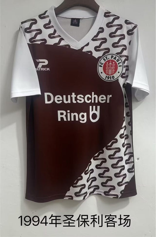 Retro St. Pauli Home Fans Football Jersey 1994