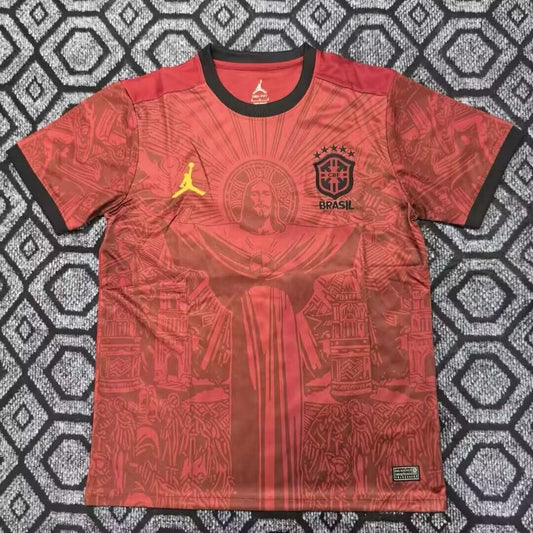 Brazil Special Edition Red Jordan Fans Football Jersey 2025/2026