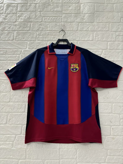 Retro Barcelona Home Football Jersey 2002/2003