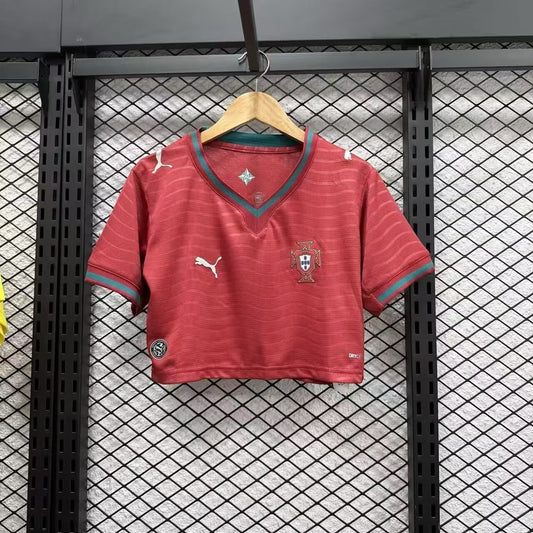 Portugal Women Home Cheerleading Team Fans Football Jersey 2026/2027
