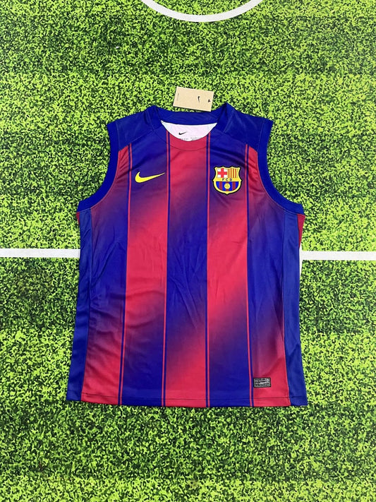 Barcelona Vest Home Fans （无广告） Football Jersey 2025/2026