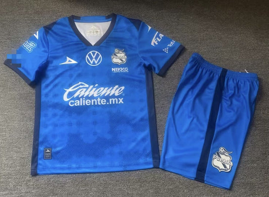 Puebla Third Away Blue Kids1:1 Quality Football Jersey 2025/2026