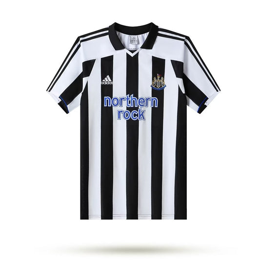 Retro Newcastle Home Fans Football Jersey 2003