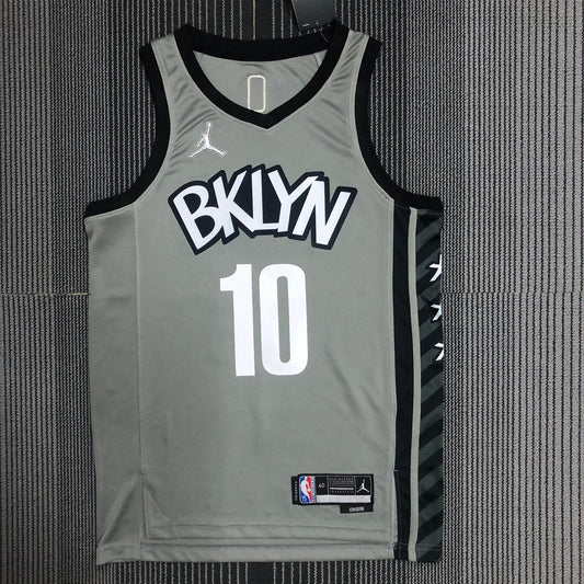 Brooklyn Nets Grey #10 SIMMONS NBA Season Jerseys 75 Year