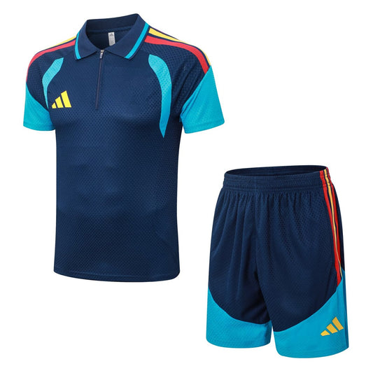 Adidas Clover (Spain) Training Blue With Pants Sets Player Football Jersey 2026/2027