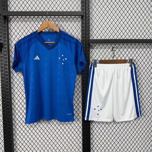 Cruzeiro Home Kids Fans Football Jersey 2026/2027
