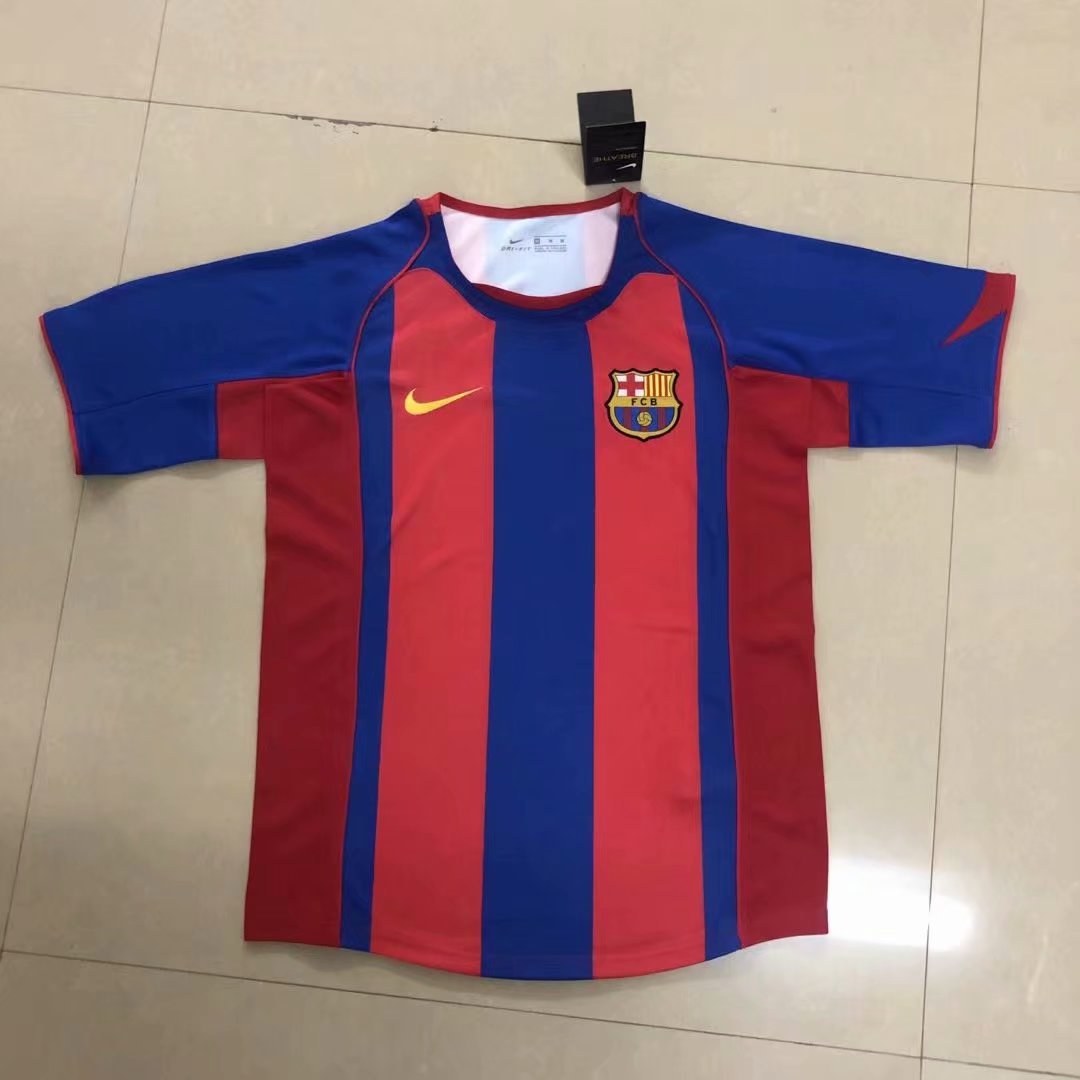 Retro Barcelona Home Football Jersey 2004/2005