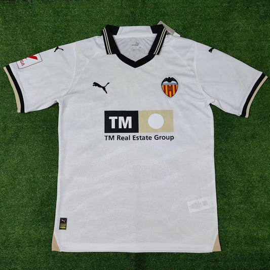 Valencia Home Fans Football Jersey 2023/2024 （With Logo）