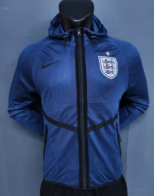 England Windbreaker Blue Football Jersey 2026/2027