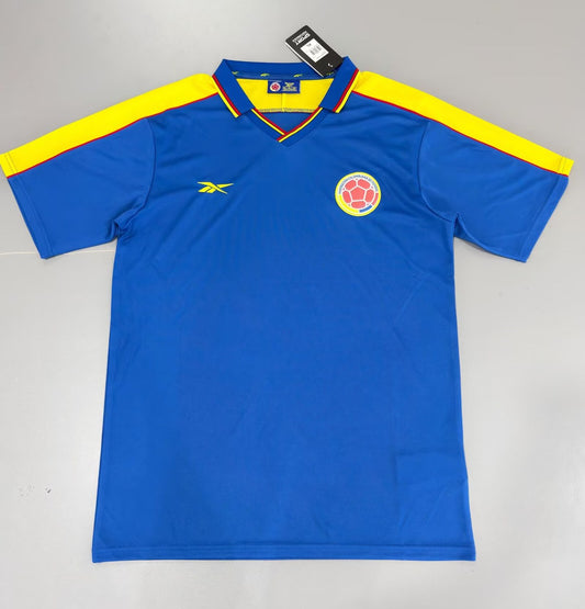 Retro Colombia Away Football Jersey 1998