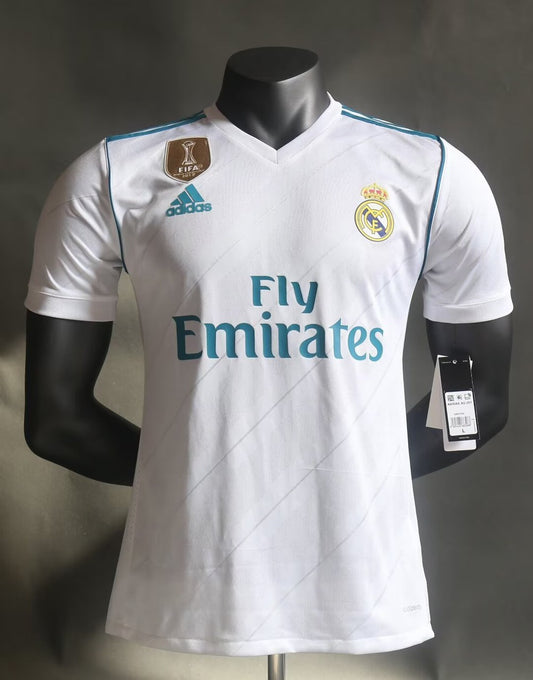 Retro Real Madrid Home Player Football Jersey 2017/2018