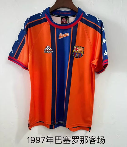 Retro Barcelona Away Football Jersey 1997