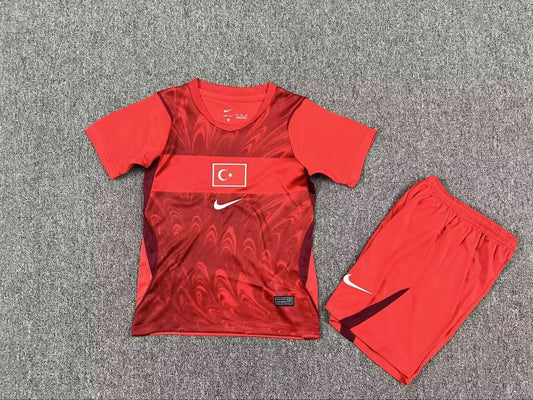 Turkey Away Kids Fans Football Jersey 2026/2027