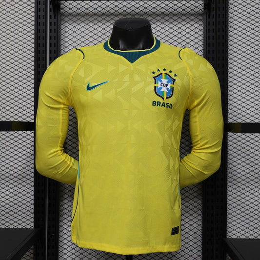 Brazil Home Long Player Football Jersey 2026/2027