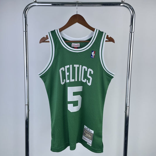 Retro SW Boston Celtics Green #5 GARNETT NBA Jerseys 2007/2008