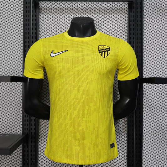 Al Ittihad Saudi Yellow Player Football Jersey 2025/2026