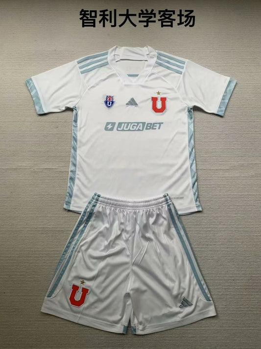 Universidad De Chile Away Kids Football Jersey 2024/2025
