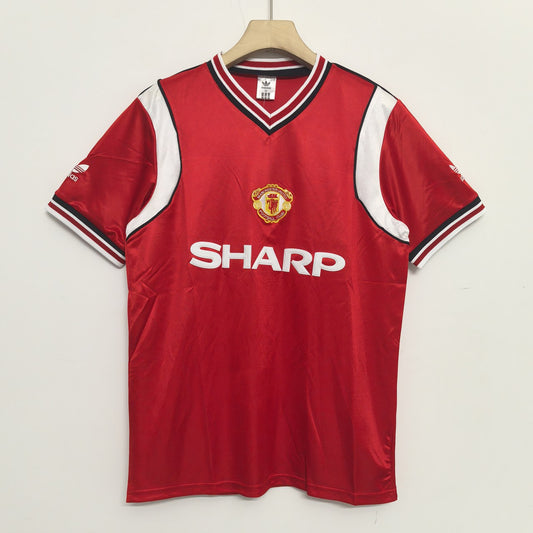 Retro Manchester United Home Football Jersey 1985