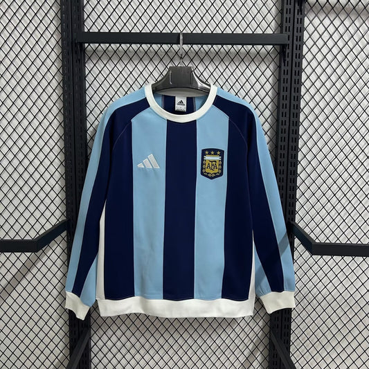 Argentina Hoodie Blue Black Jacket Tracksuit Football Jersey 2025/2026