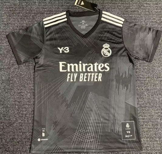 Real Madrid Y-3 Fans Black Football Jersey 2021-202