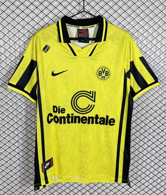 Retro Dortmund Home Fans Football Jersey 1996/1997