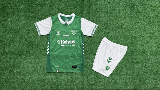 AS Saint-Étienne Home Kids Fans Football Jersey 2025/2026
