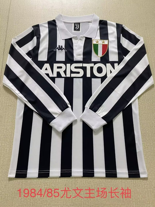 Retro Juventus Home Long Football Jersey 1984/1985