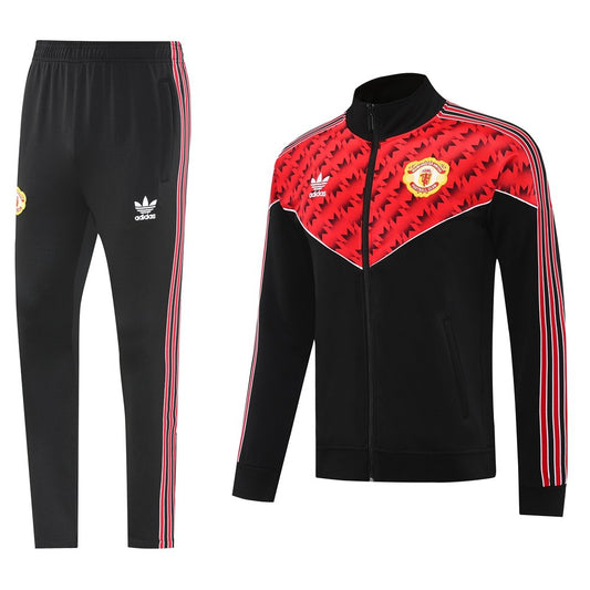 Manchester United Black Jacket Tracksuit 2025/2026