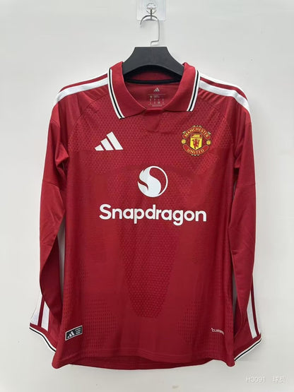 Manchester United Home Long Sleeve Player Football Jersey 2026/2027