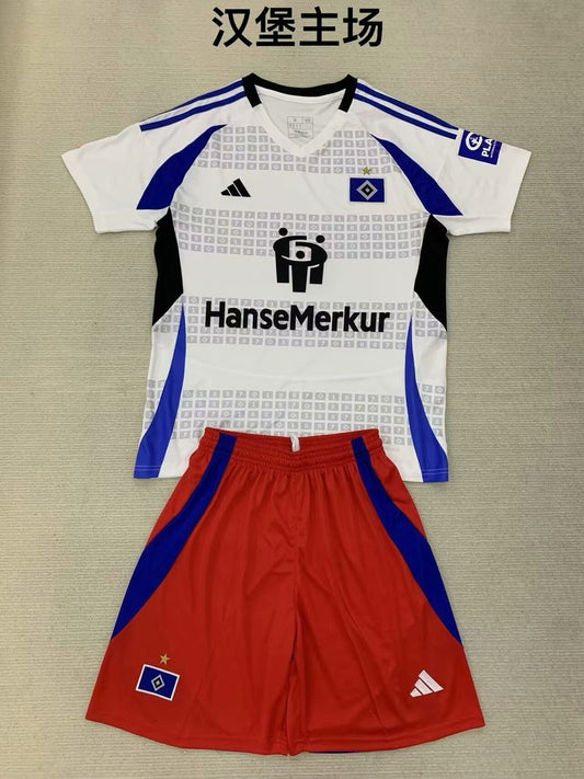 Hamburger SV Home Kids Football Jersey 2024/2025