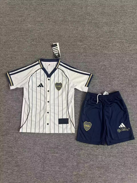 MLB Boca Juniors Kids White Baseball Jerseys 2025/2026