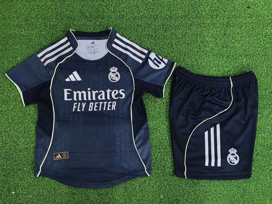 Real Madrid Away Player Kids Football Jersey 2025/2026