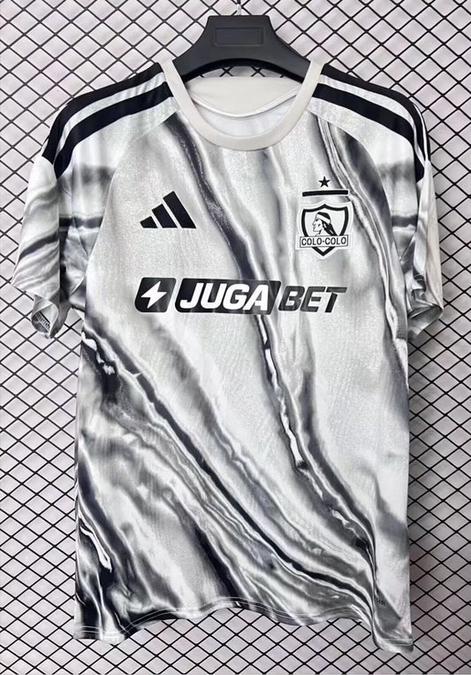 Colo-Colo Marble Fluid Texture Special Edition Fans Football Jersey 2026/2027
