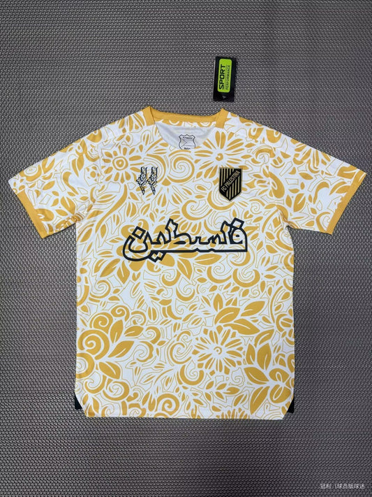 Palestino Yellow English Edition Fans Football Jersey 2026/2027