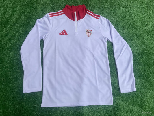 Sevilla Training Tracksuit White 2025/2026