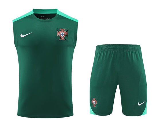 Portugal Training Clothing Vest Set Football Jersey 2024/2025