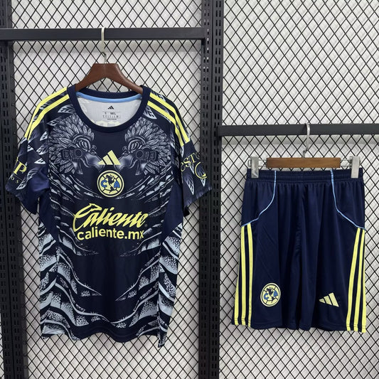 Club America Away With Pants Sets Fans Football Jersey 2025/2026