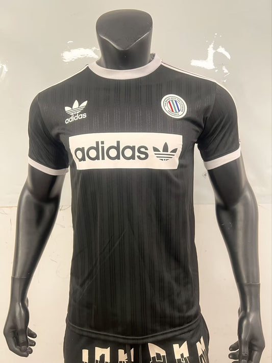 Adidas Clover Oasis T-shirt Black Fans Football Jersey 2025/2026