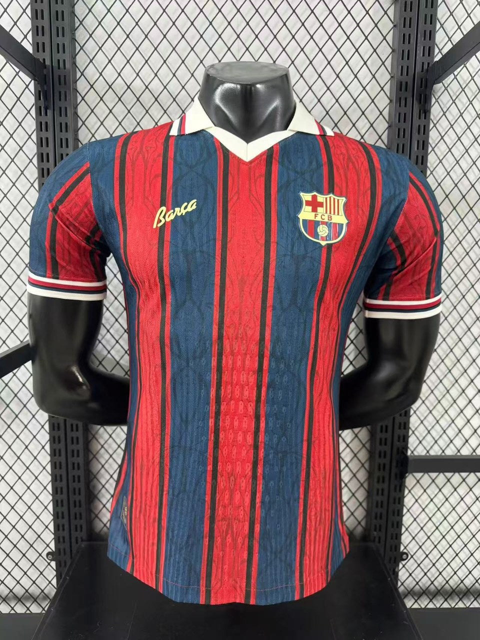 Barcelona Polo 125 Year Special Edition Player Football Jersey 2025/2026