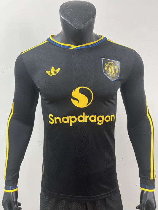 Manchester United Third Away Long Player Football Jersey 2025/2026