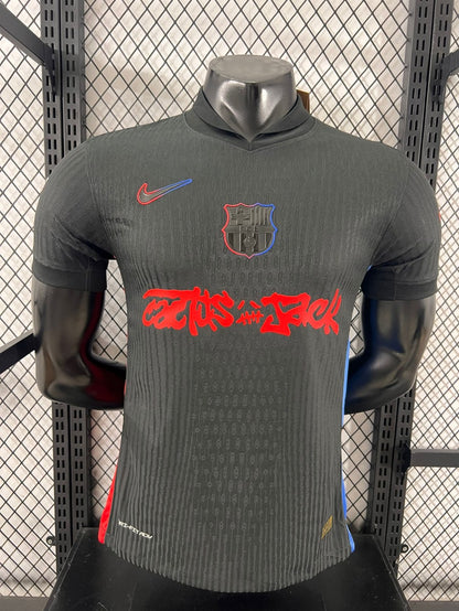 Barcelona Away Travis Scott Co Branded Version Special Edition Player Football Jersey 2025/2026