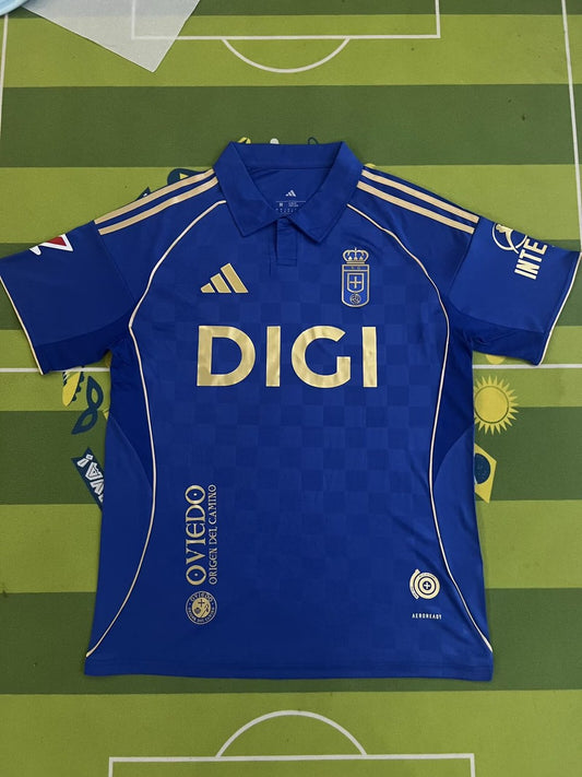 Real Oviedo Home Fans Football Jersey 2025/2026